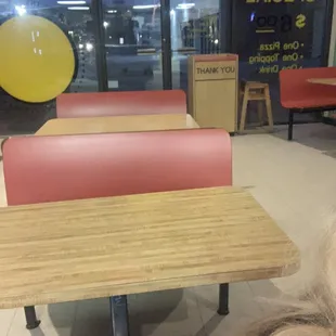 Very basic seating