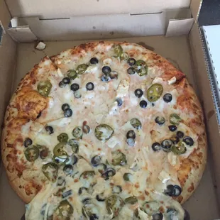 Looked like the driver forgot how to hold the box. Haha.