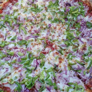 a pizza in a cardboard box