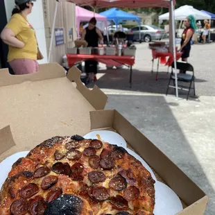 Pepperonis with Hot Honey. Yummyyy!