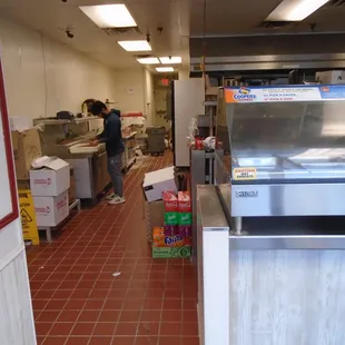 Looking back into the kitchen...