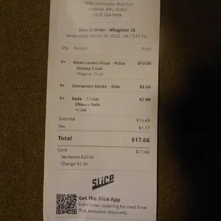 Final tab.