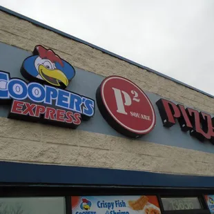 Main sign.