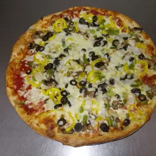 pizza, food