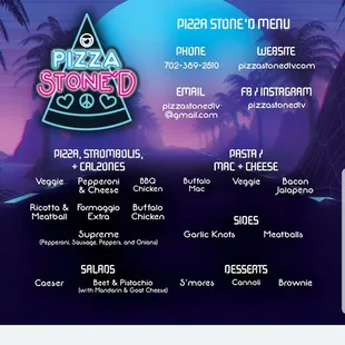 the menu for a restaurant