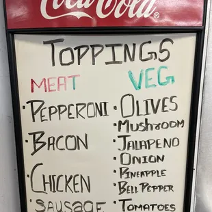 Pizza Toppings