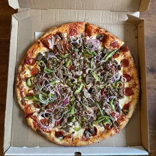 20" combo pizza on March 12, 2022