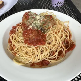 Spaghetti &amp; Meatballs for lunch, thanks Henry lunch was delicious