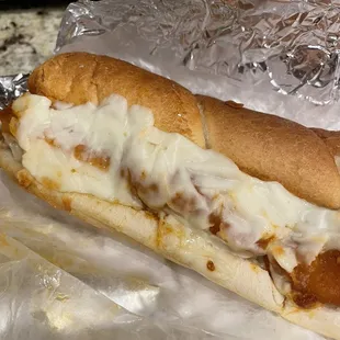 Buffalo chicken sub