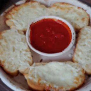 Cheesy garlic bread - very good