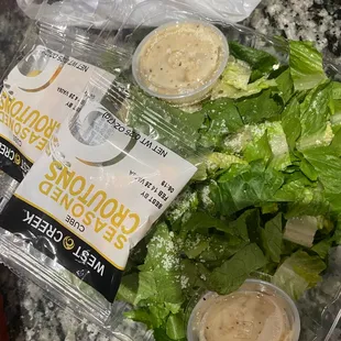 $9 for a salad that's advertised as fresh and farm to table. No fresh shaved parmesan and sysco croutons. RIP. OFF.