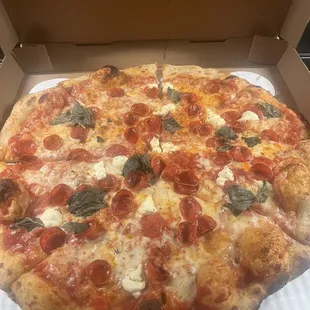 a pizza in a box