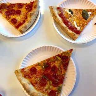 Pepperoni Pizza, Spicy Pepperoni Pizza, marg