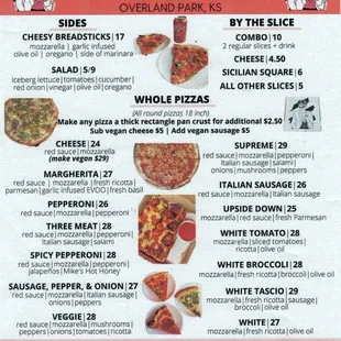 Menu (1 of 2)