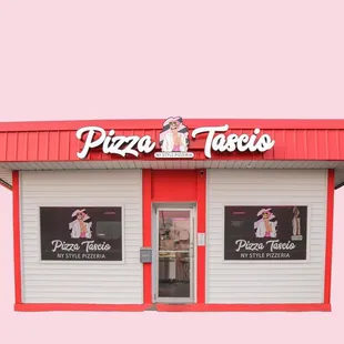 the front of the restaurant