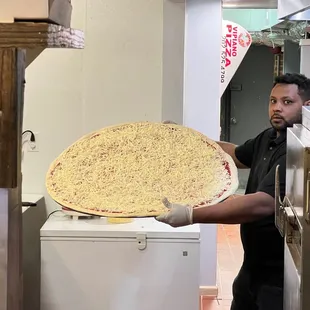 Biggest pizza they have