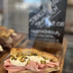 delicious sando on display