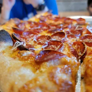 KEVIN PEPPERONI  (tomato sauce, pepperoni, mozz-provolone, grana, &amp; Sicilian oregano)