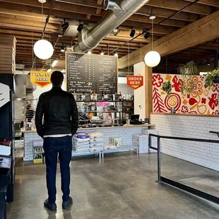 Such a great staff and walk up counter displaying all the delicious foods.