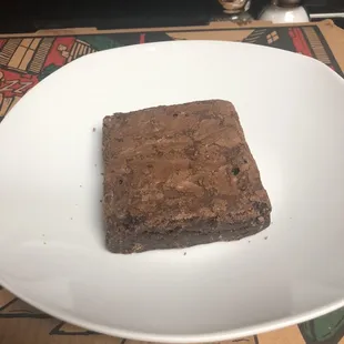 Huge brownie.