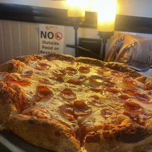 $20 for an XL pepperoni.