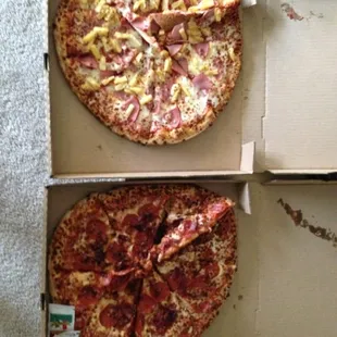 This is the smashed pizza we got today...