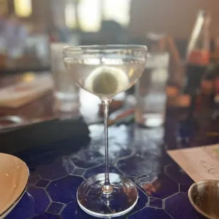 The clean dirty martini