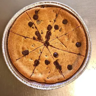NEW starting Friday June 19, 2020. 8&quot; Family Size Chocolate Chip Pizza Cookie!