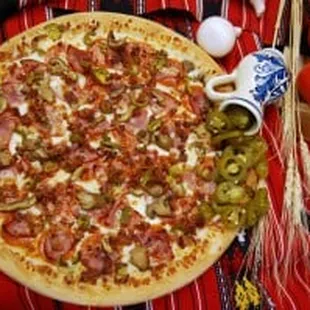 pizza, food