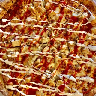 Buffalo Chicken Ranch the BCR Pizza