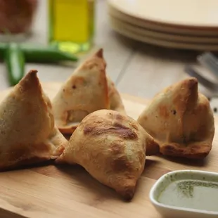  variety of pastries on a cutting board