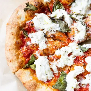 Salted Burrata Pie -- a staff-favorite vegetarian pie