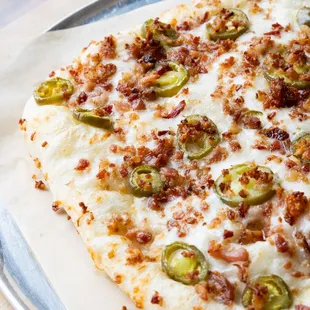 Jalapeno Bacon Breadsticks -- available gluten free, dairy free, and vegan.