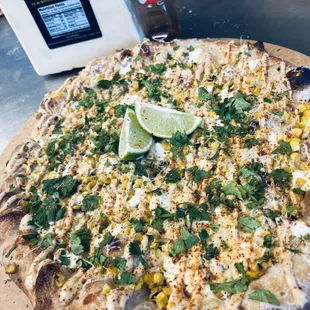 Mexican Street Corn Pizza