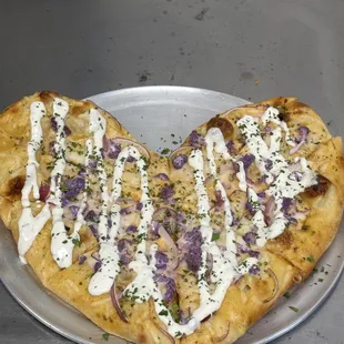 Shaped heart  for this Valentine's Day