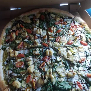 Salsa Verde Pizza