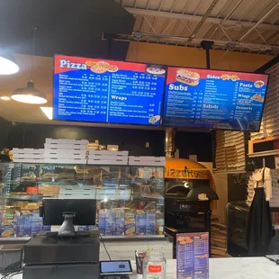 I really like the pizza here and the other stuff is good too.