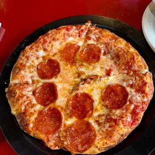 Personal pizza great crust and cheese