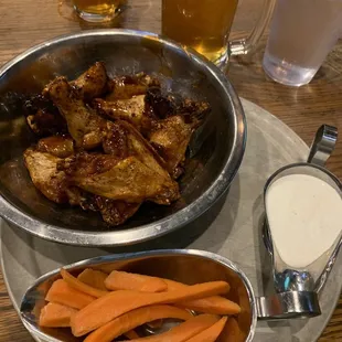 Kentucky bourbon wings