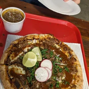 Birria Pizza