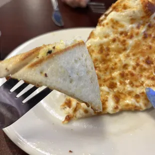 The bottom view of soft dough.