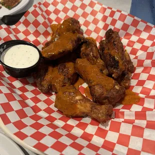 Wings were great!! I already want to go back and get more.