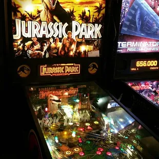 Pinball action with our crew at Pizza West!