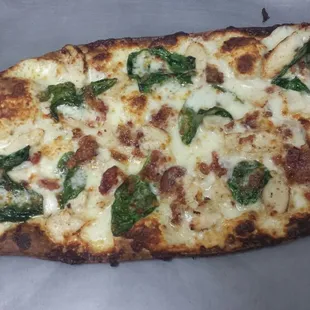 Focaccia squares appetizer