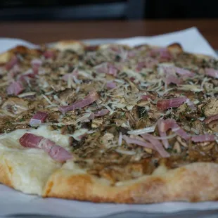 Mushroom madness with added prosciutto