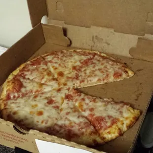 a pizza in a box