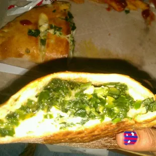 Spinach Calzone... Enough for you?