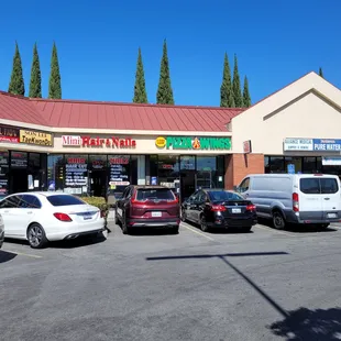 cars parked in a parking lot