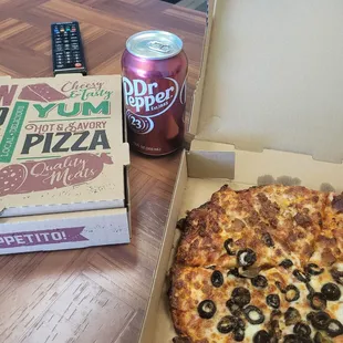 pizza, food