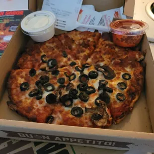 pizza, food
